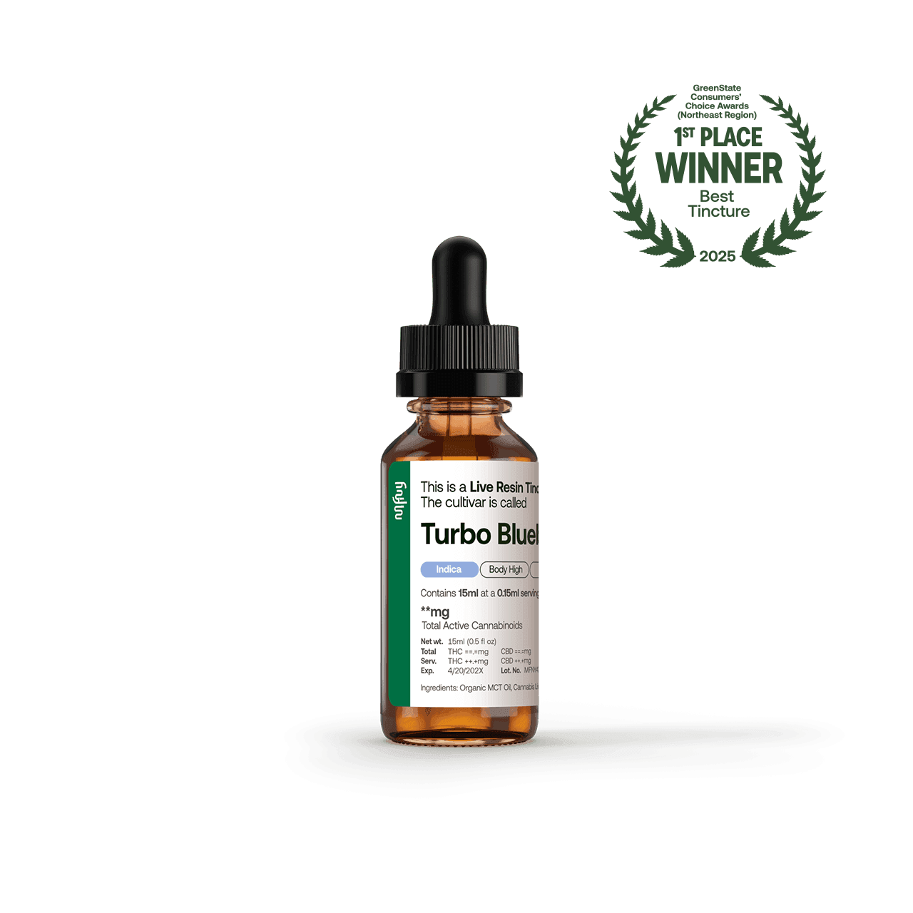 Turbo Blueberry Live Resin Tincture | 15mL