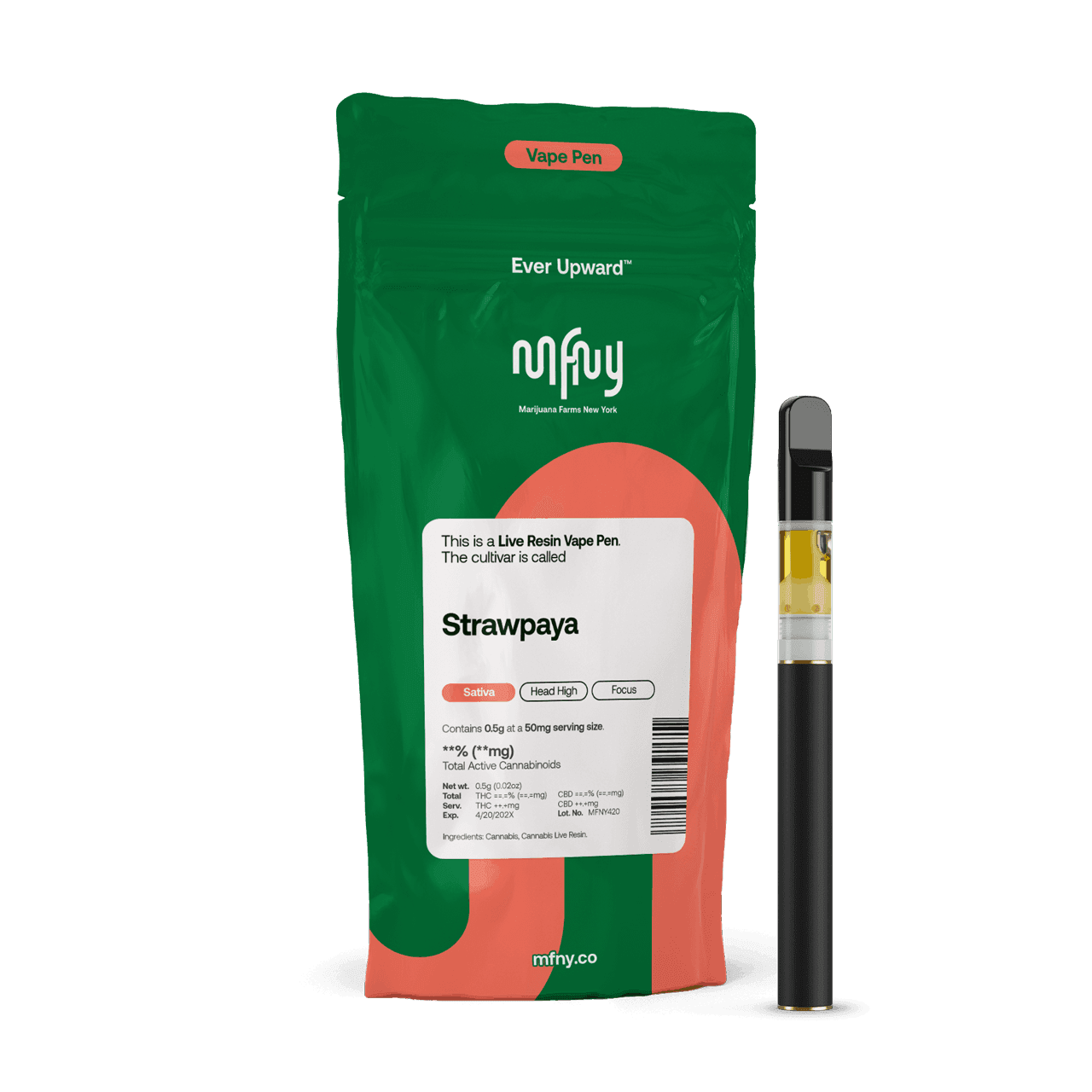 Strawpaya Live Resin Vape Pen | .5g
