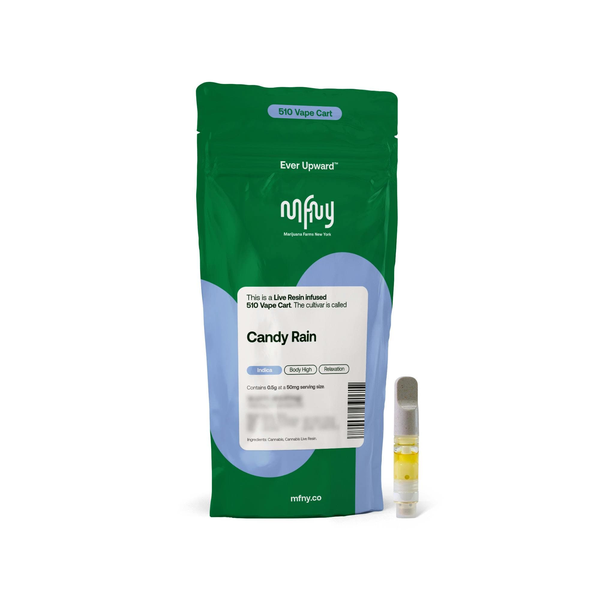 Candy Rain Live Resin 510 Cart | .5g