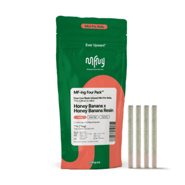 MFNY | Honey Banana X Honey Banana | 0.75g Live Resin Infused Pre-Roll 4pk (Sativa)